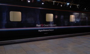 Night sleeper from Penzance at Paddington